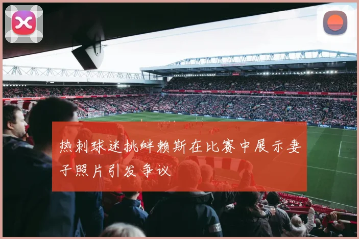 热刺球迷挑衅赖斯在比赛中展示妻子照片引发争议